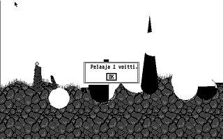 Pommitus atari screenshot